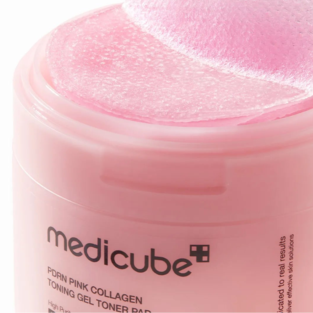 Medicube PDRN Pink Collagen Toning Gel Toner Pad
