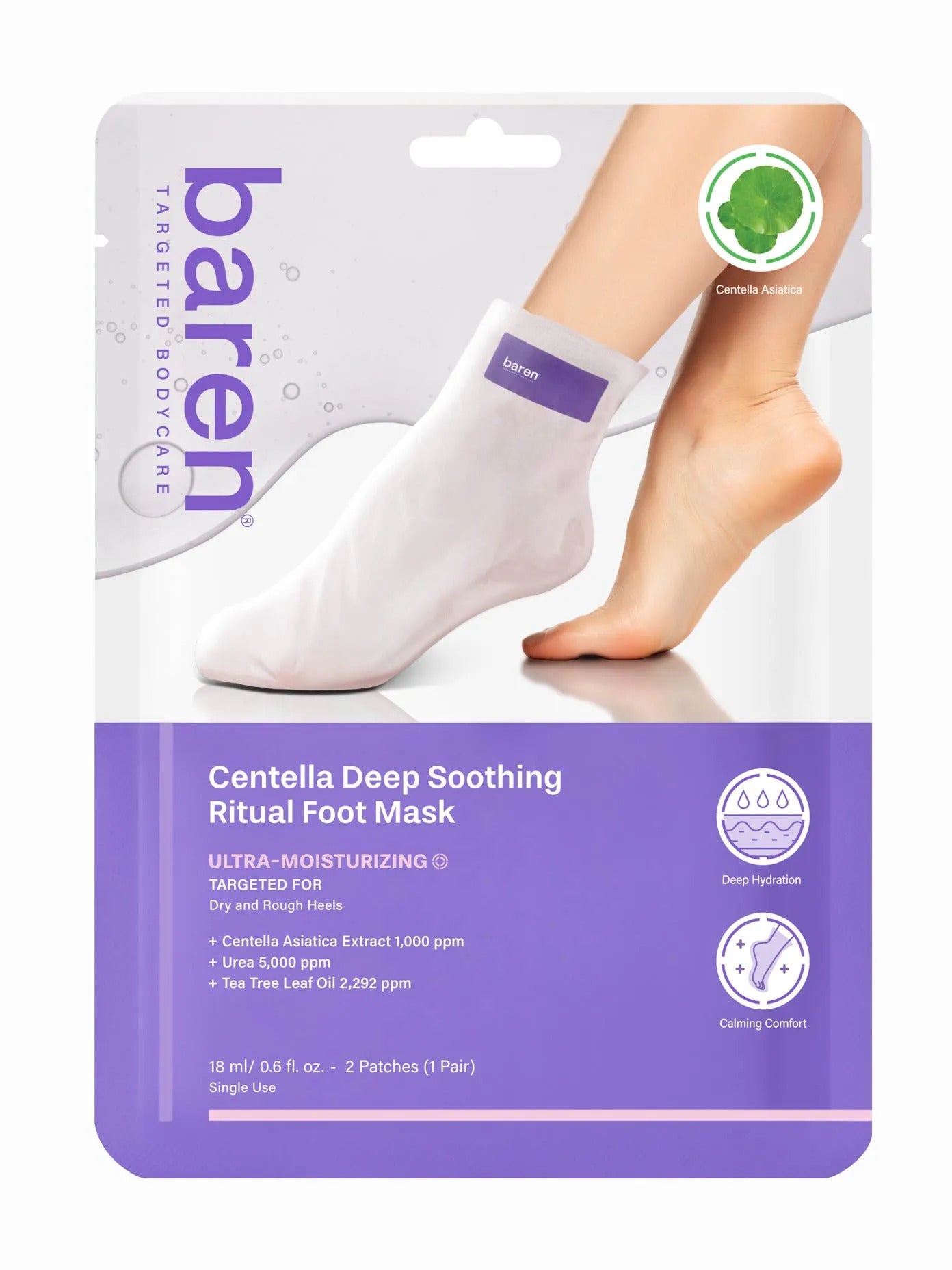 baren Centella Deep Soothing Ritual Foot Mask