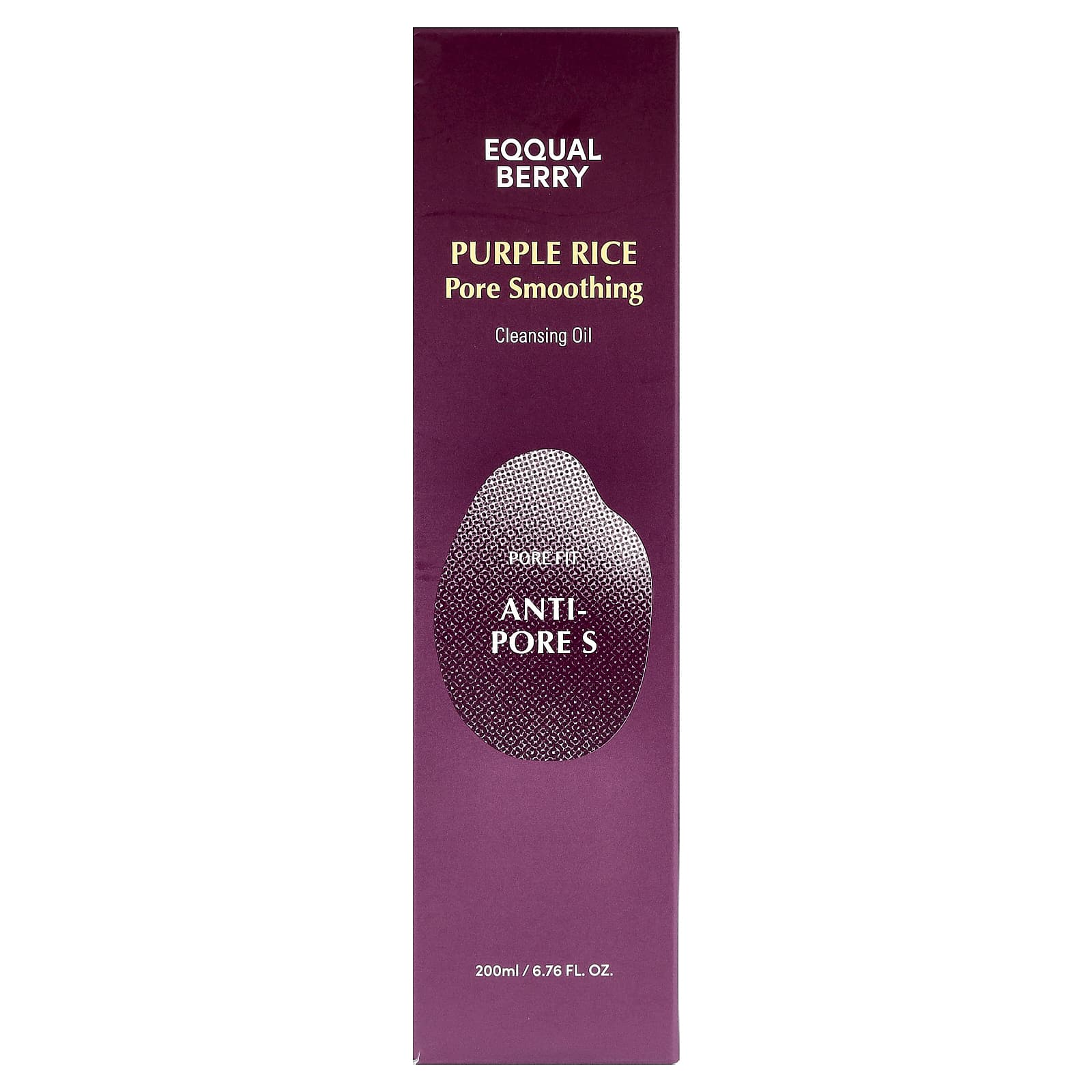 EQQUALBERRY Purple Rice Pore Smoothing Cleansing Oil