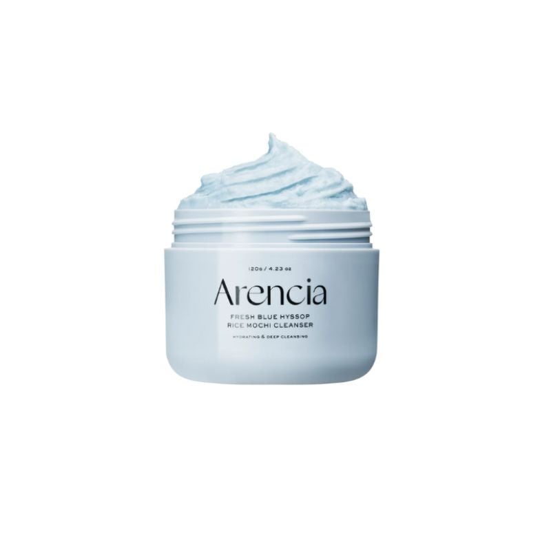 Arencia Fresh Blue Hyssop Rice Mochi Cleanser