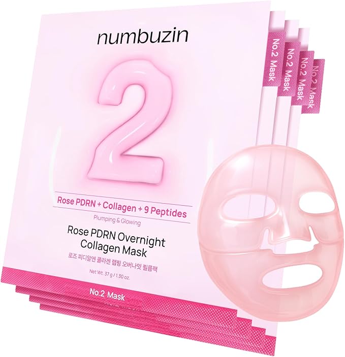 Numbuzin No.2 Rose PDRN Overnight Collagen Mask