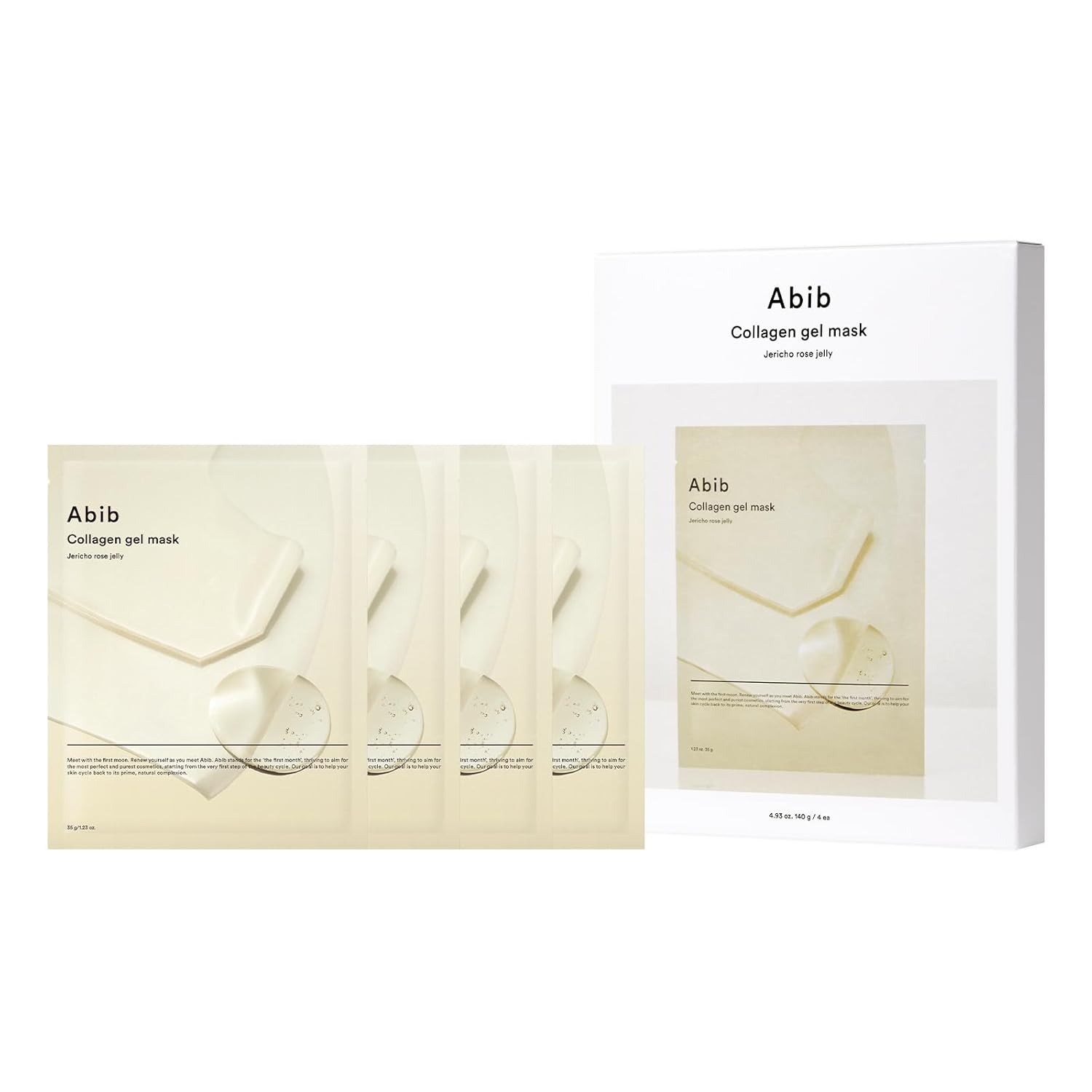 Abib Glow Collagen Mask Glutathione Film 4 Masks