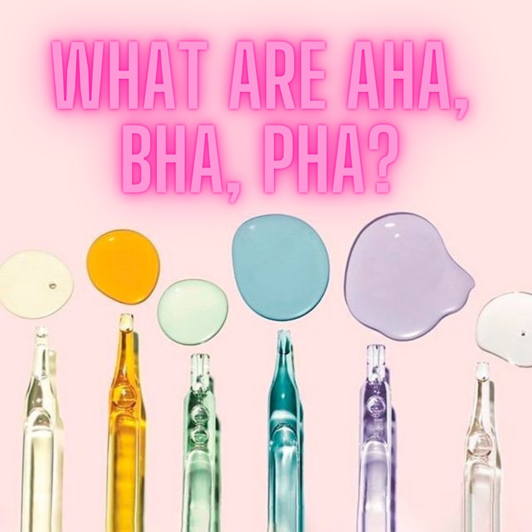 AHA-, BHA- und PHA-Säuren für das Gesicht