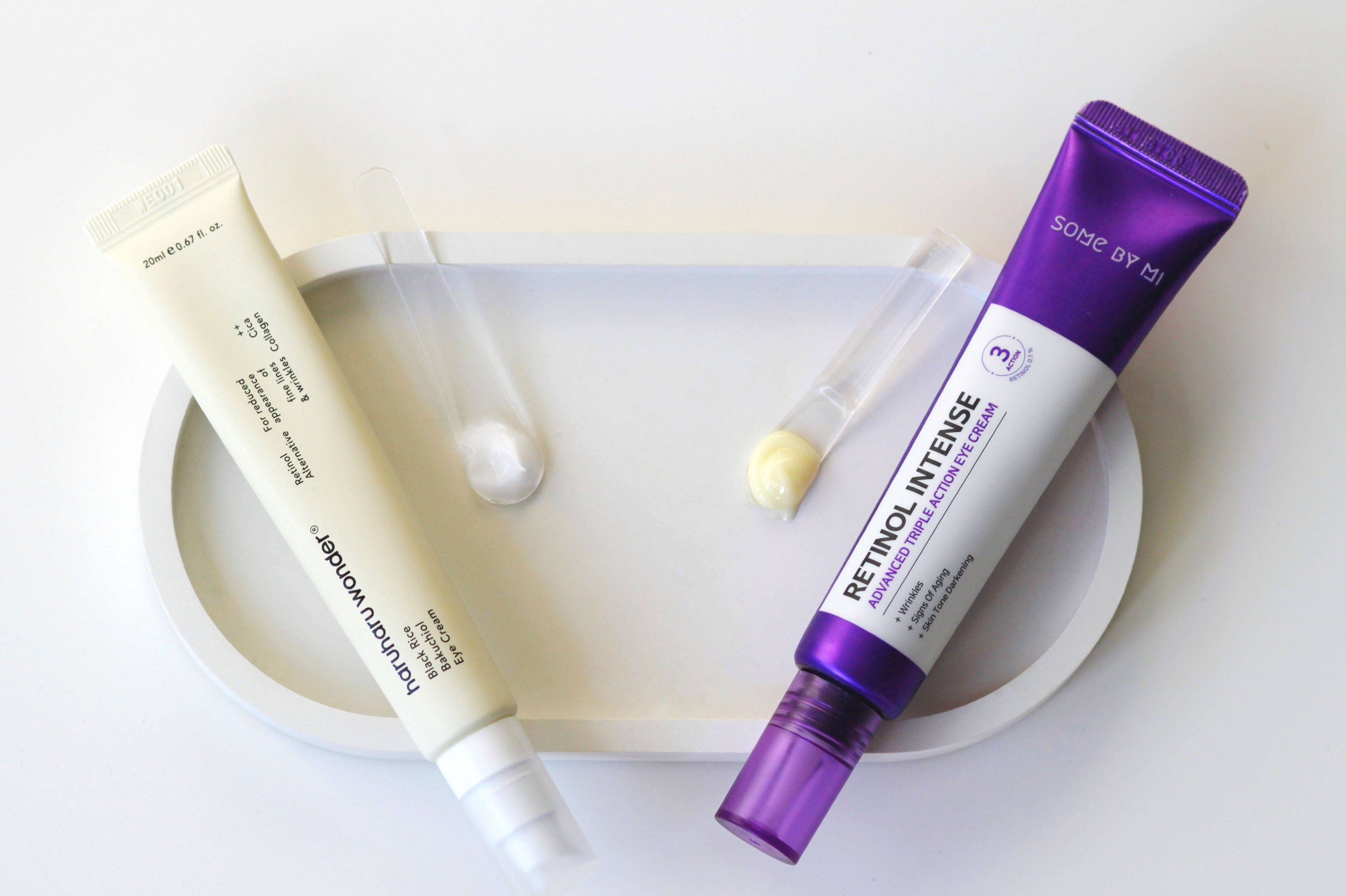 Routine zur Pflege der Augenpartie