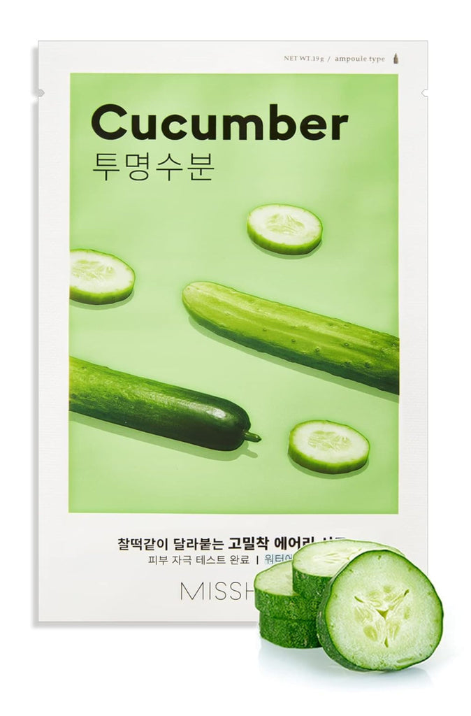 missha airy fit sheet mask Cucumber