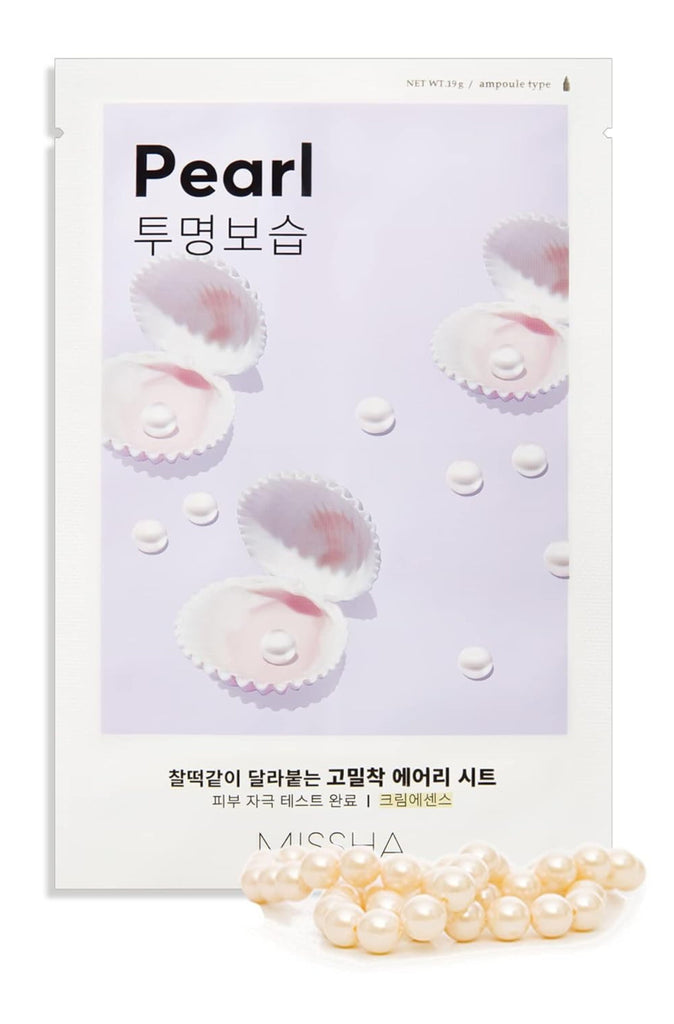 missha airy fit sheet mask pearl