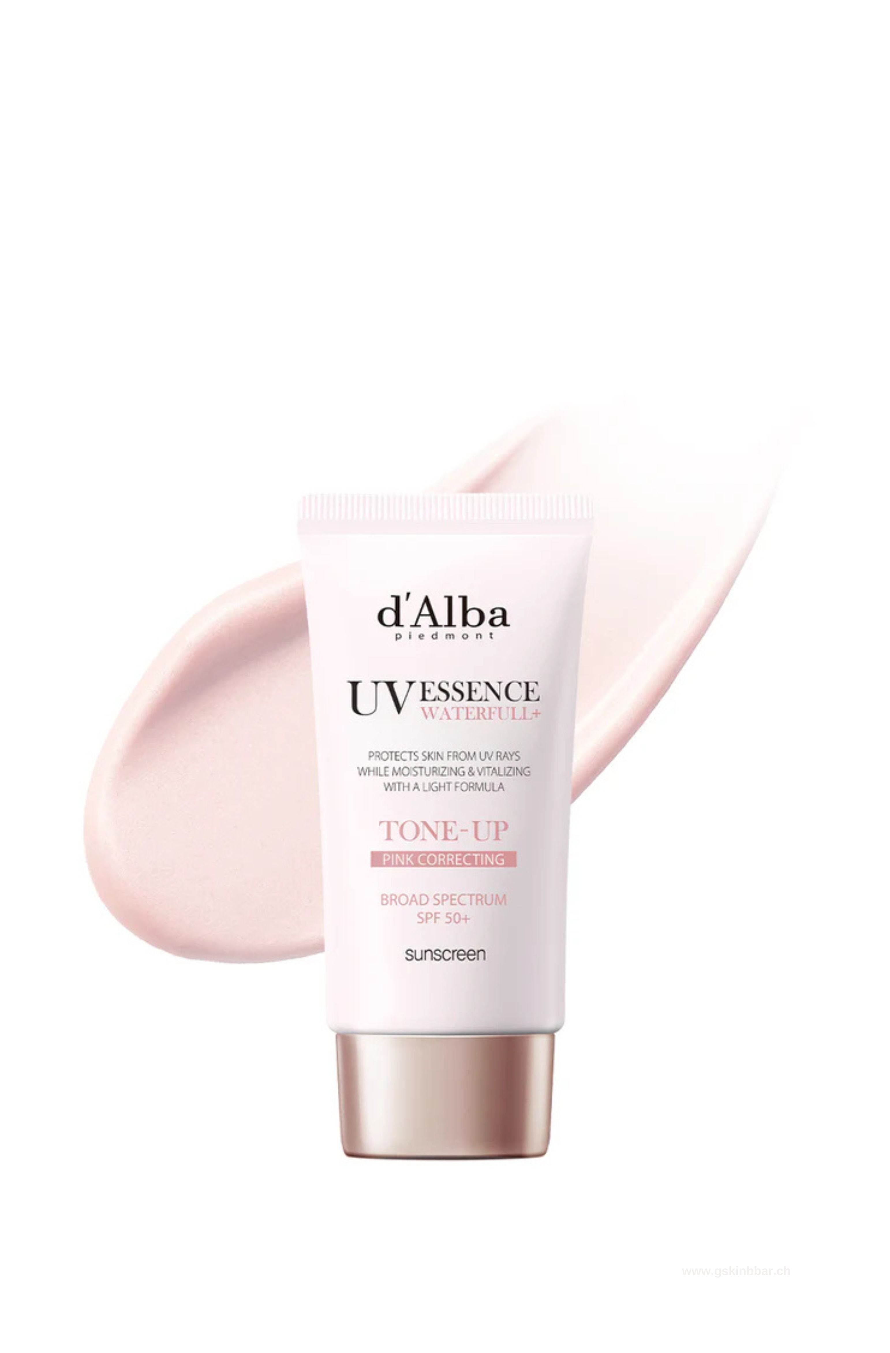 D_Alba Tone-Up Sun Cream Pink