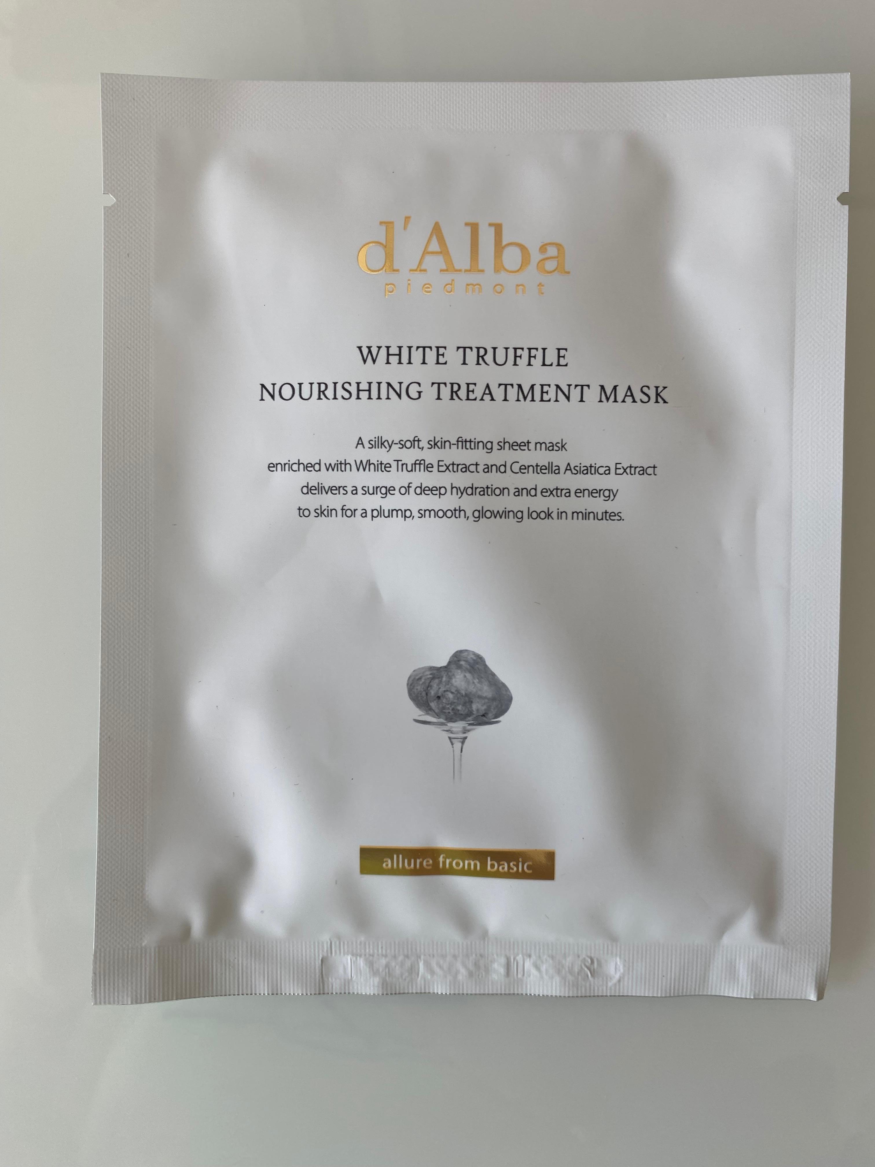 D'Alba White Truffle Nourishing Treatment Mask