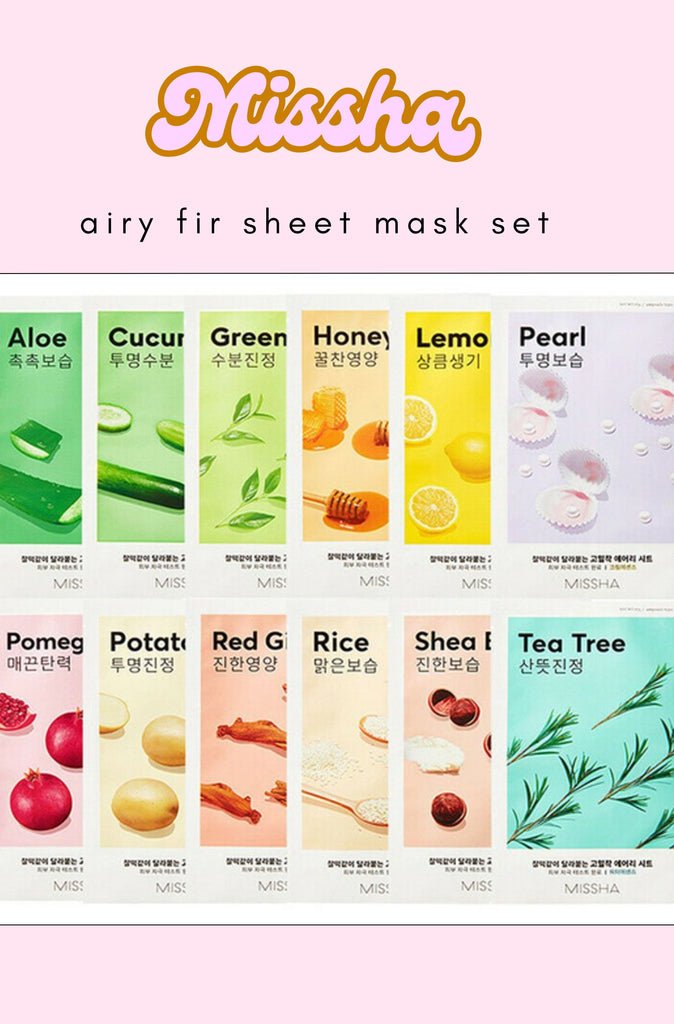 Missha Airy Fit Sheet Mask Set