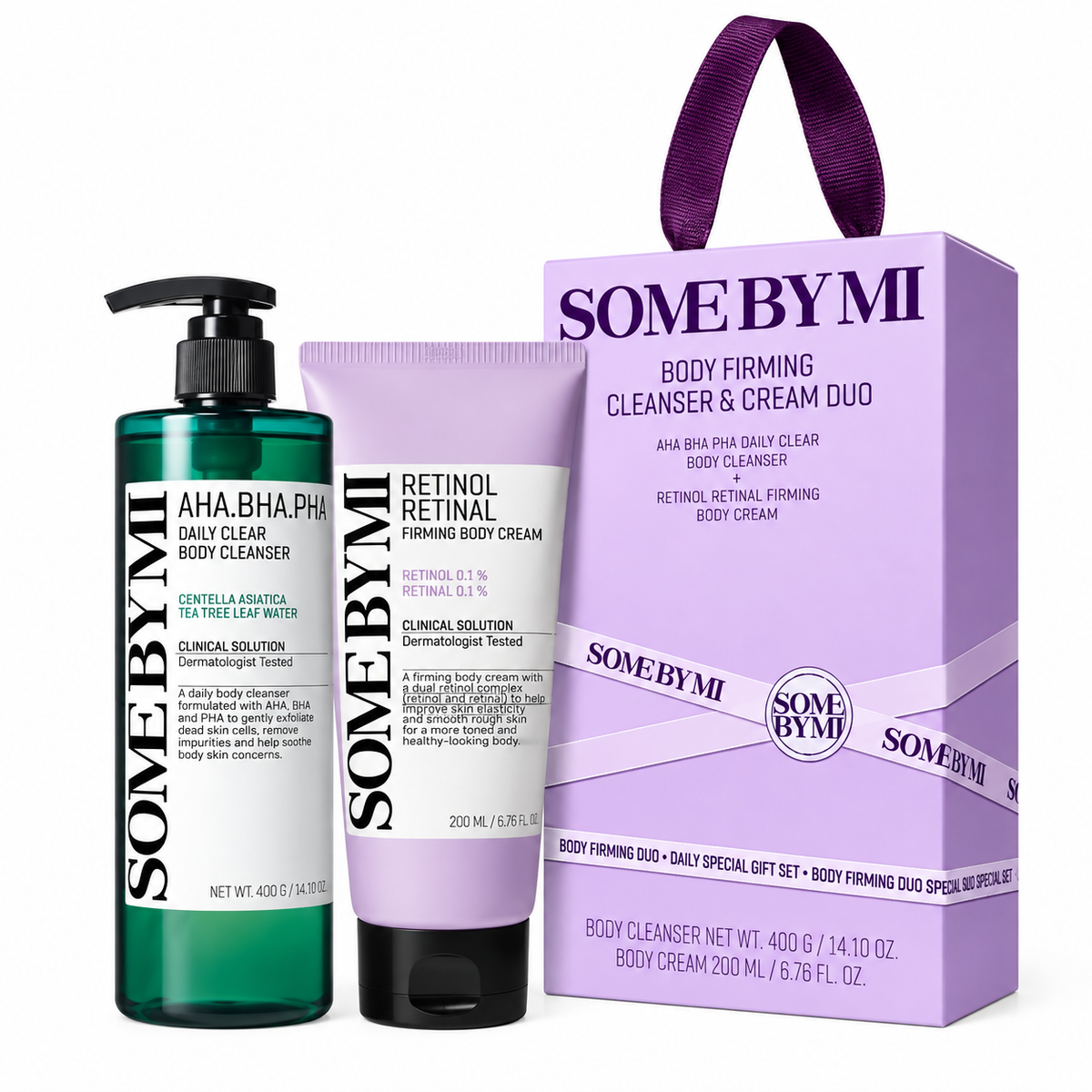 SOME BY MI Body Firming Cleanser & Cream Duo
