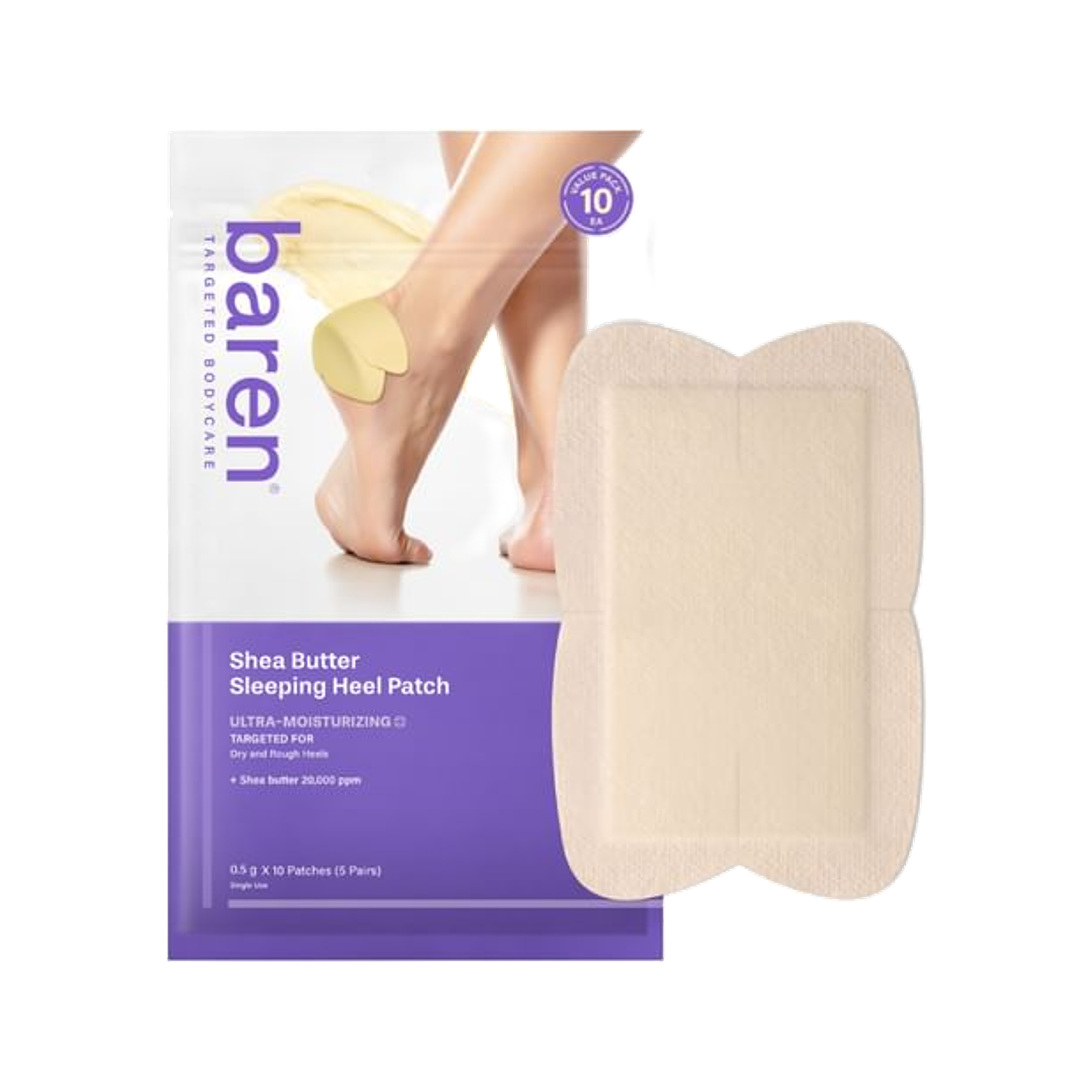 baren Shea Butter Sleeping Heel Patch
