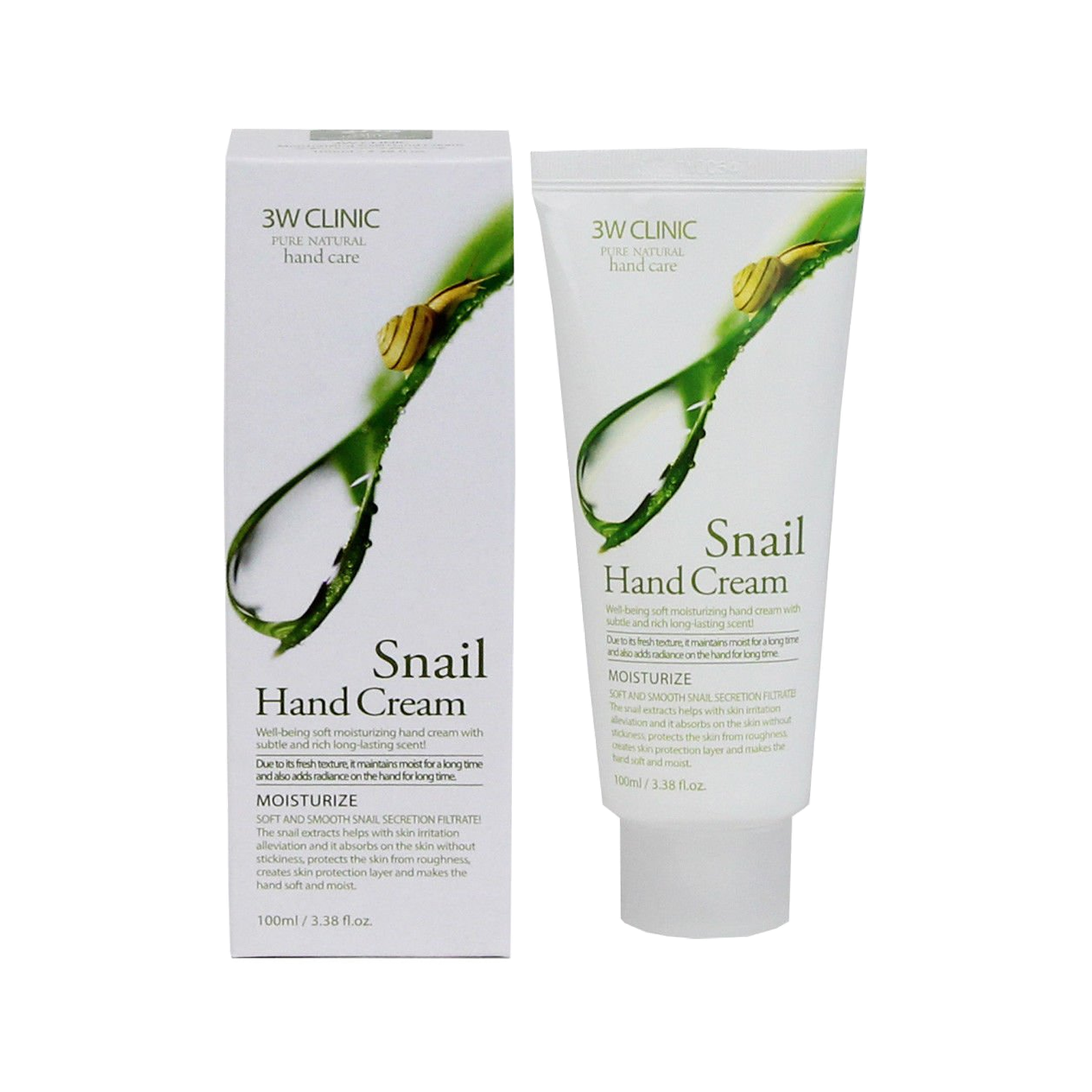 3W CLINIC Moisturizing Snail Hand Cream
