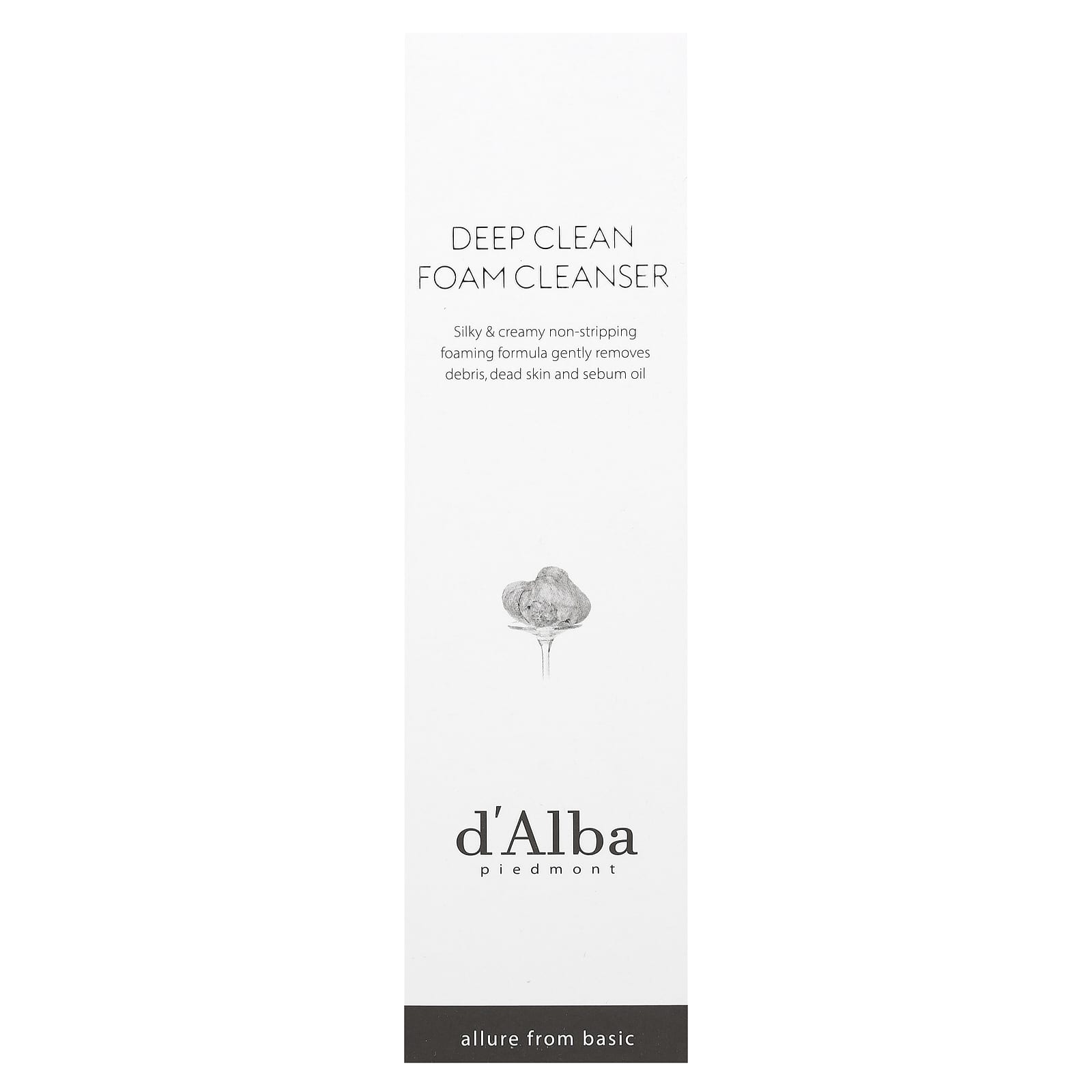 d'Alba White Truffle Deep Clean Foam Cleanser