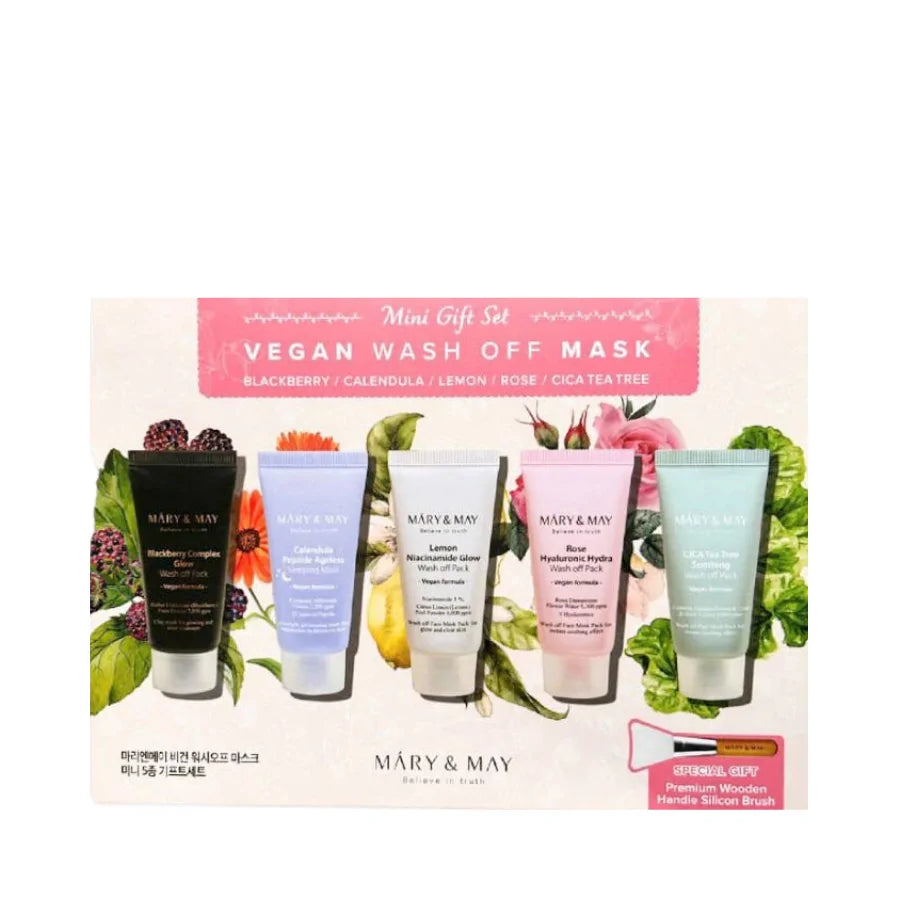Mary&May Vegan Wash Off Mask Mini Gift Set