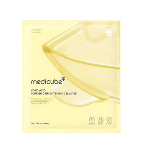 Medicube KOJIC ACID TURMERIC BRIGHTENING GEL MASK 4 masks