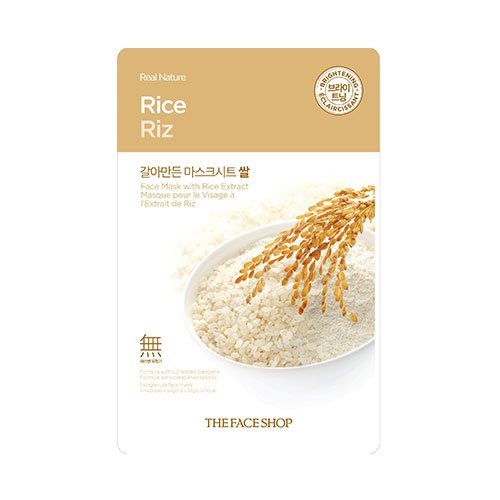 Real Nature Facial Mask with Rice Extract