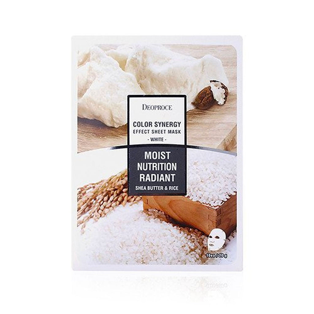 Color Synergy Effect Sheet Mask White 