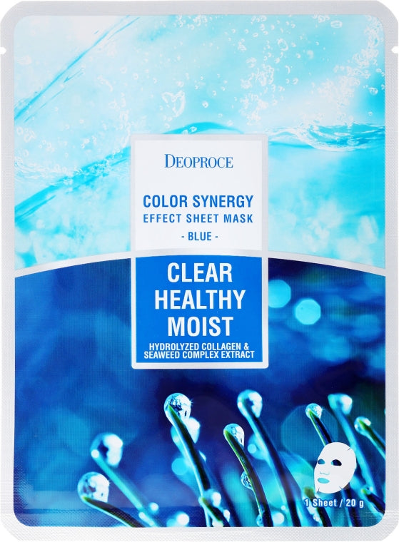 Color Synergy Effect Sheet Mask Blue