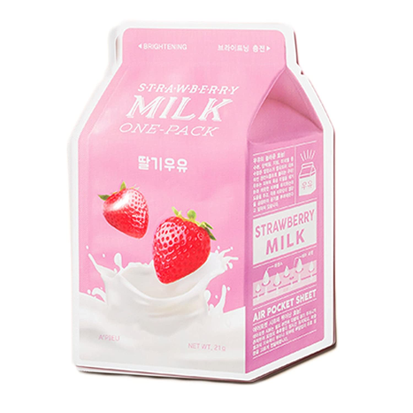 Milk mask strawberry