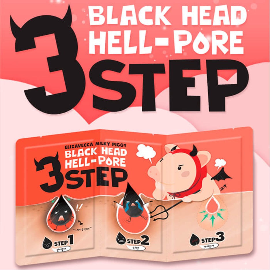 Milky Piggy Black Head Solution 3 Step Nose Strip