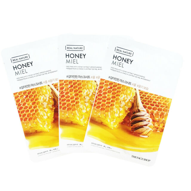 Real Nature Facial Mask with Honey